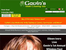Tablet Screenshot of gavinsinn.com